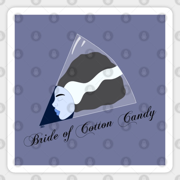 Bride of Cotton Candy Magnet by SpectreSparkC